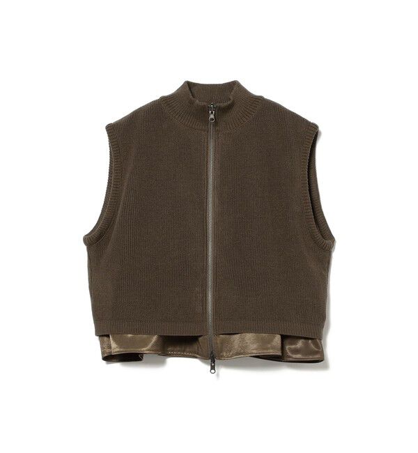 Demi-Luxe BEAMS 「TAN / リバーシブル ベスト」|ダウン|