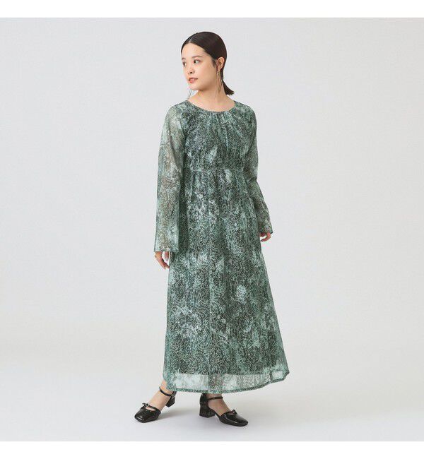 Ray BEAMS 「RBS / ペイズリー レース プリント ワンピース」|ワンピース|