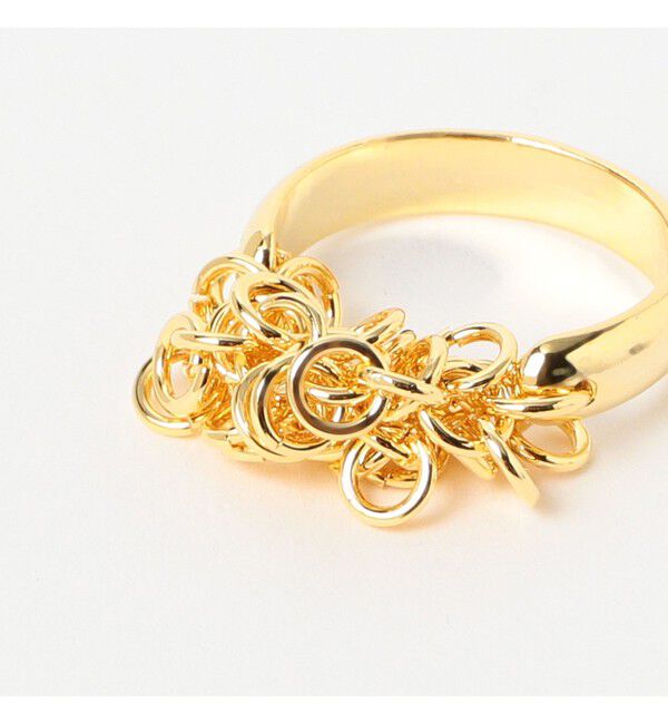 Ray BEAMS 「RBS / コネクト チェーン フリンジ リング」|リング|