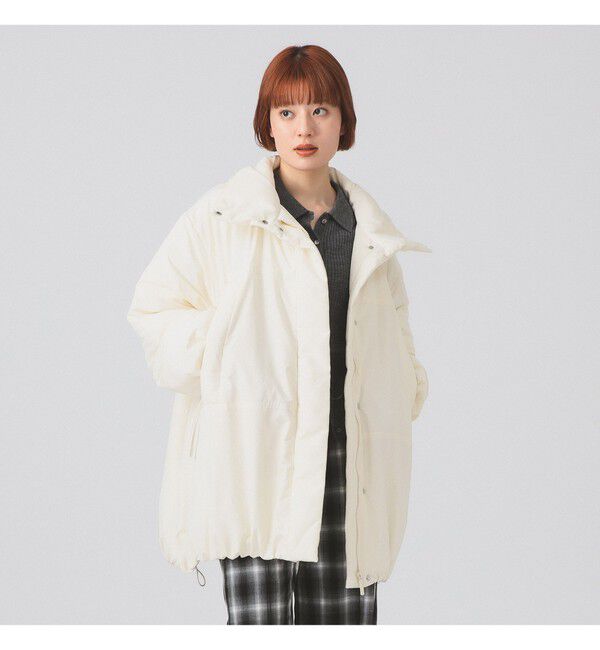 Ray BEAMS 「中綿 スタンドカラー ボリューム ブルゾン」|ブルゾン・スタジャン|