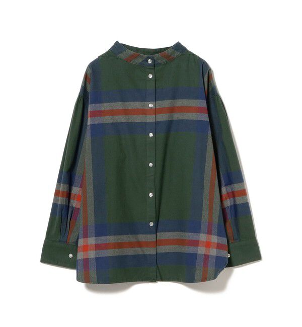 BEAMSBOY「ビッグ タータン バスク シャツ」|シャツ・ブラウス|