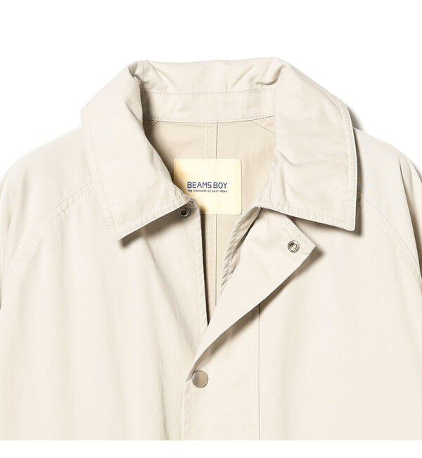BEAMSBOY「コットン ナイロン ヘム アジャスト コート」|ダッフルコート|