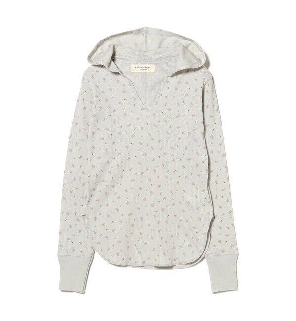 BEAMSBOY「フラワー サーマル パーカー」|Tシャツ・カットソー|