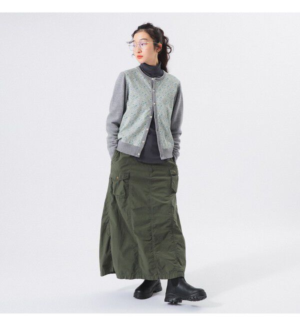 BEAMSBOY「リバティ パッチ カーディガン」|ニット・セーター|