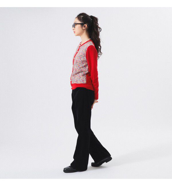 BEAMSBOY「リバティ パッチ カーディガン」|ニット・セーター|