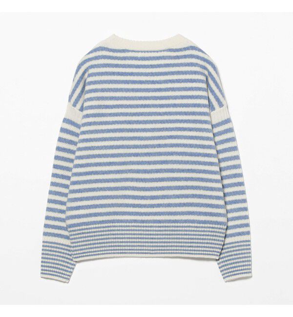 BEAMSBOY「7ゲージ ボーダー クルー ニット」|ニット・セーター|