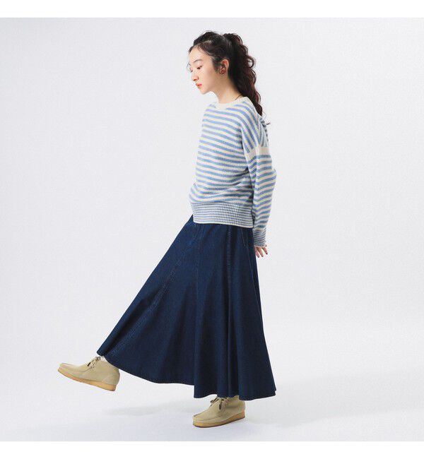 BEAMSBOY「7ゲージ ボーダー クルー ニット」|ニット・セーター|