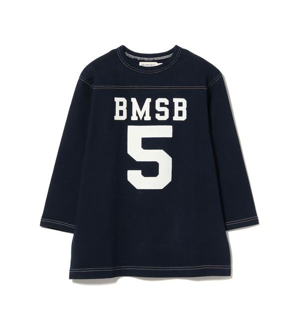 BEAMSBOY「テンジク フットボール 3/4 Tシャツ」|Tシャツ・カットソー|