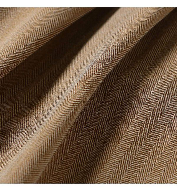 Ray BEAMS 「ヘリンボーン ハイウエスト ワイド パンツ」|チノ|