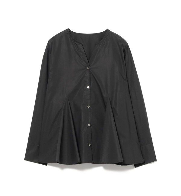 Ray BEAMS 「キーネック フレア ブラウス」|シャツ・ブラウス|