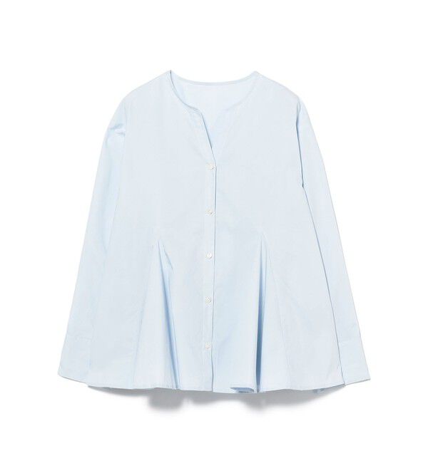 Ray BEAMS 「キーネック フレア ブラウス」|シャツ・ブラウス|