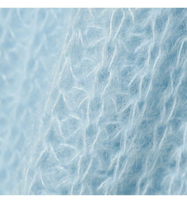 Ray BEAMS 「モヘヤ タッチ シアー クルーネック ニット」|ニット・セーター|