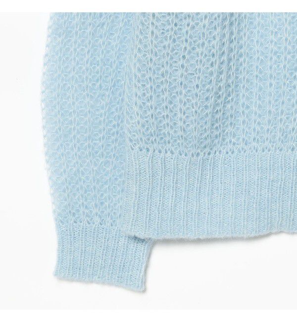 Ray BEAMS 「モヘヤ タッチ シアー クルーネック ニット」|ニット・セーター|