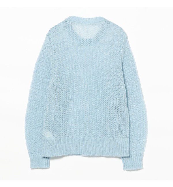 Ray BEAMS 「モヘヤ タッチ シアー クルーネック ニット」|ニット・セーター|