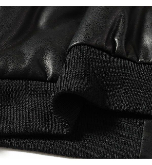 Ray BEAMS 「フェイクレザー ナカワタボマー ブルゾン」|ブルゾン・スタジャン|