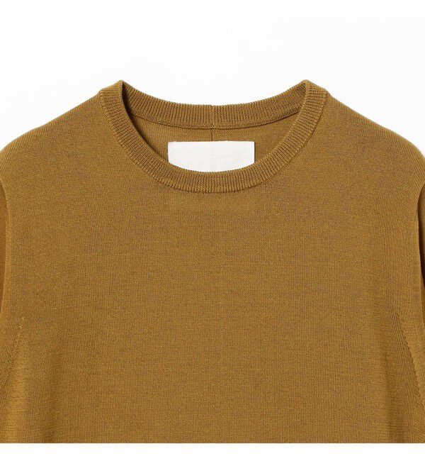 Demi-Luxe BEAMS 「AK+1 / シアースリーブ クルーネックニット」|ニット・セーター|