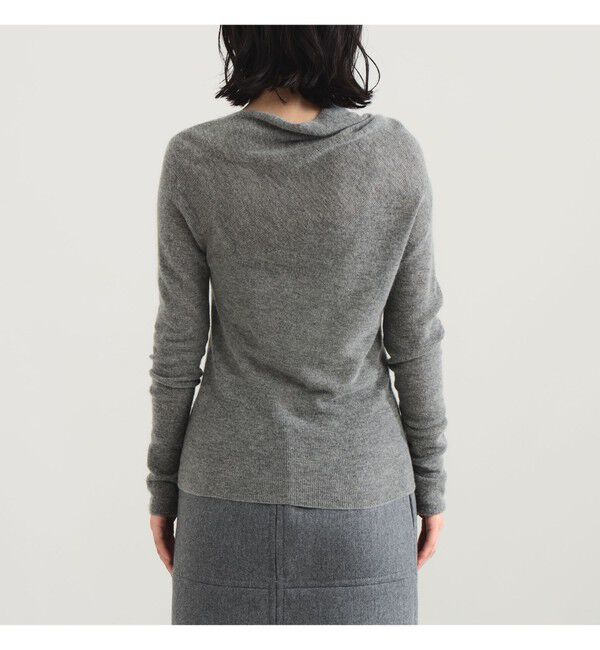 Demi-Luxe BEAMS 「AK+1 / 片畦 アシメトリーネック プルオーバー」|ニット・セーター|