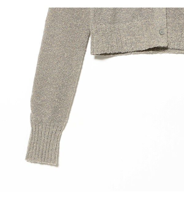 Demi-Luxe BEAMS 「AK+1 / ポロカラーショート カーディガン」|ニット・セーター|