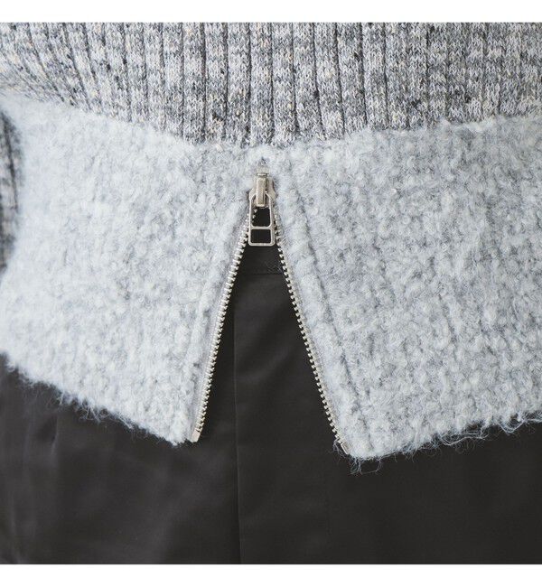 Ray BEAMS 「メランジ リブ ハイネック ニット」|ニット・セーター|