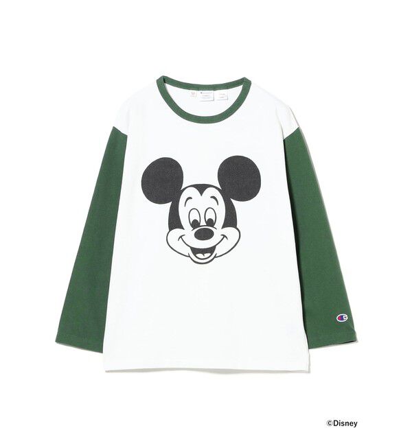 BEAMSBOY「【別注】Champion / ミッキーマウス / フットボール Tシャツ」|Tシャツ・カットソー|