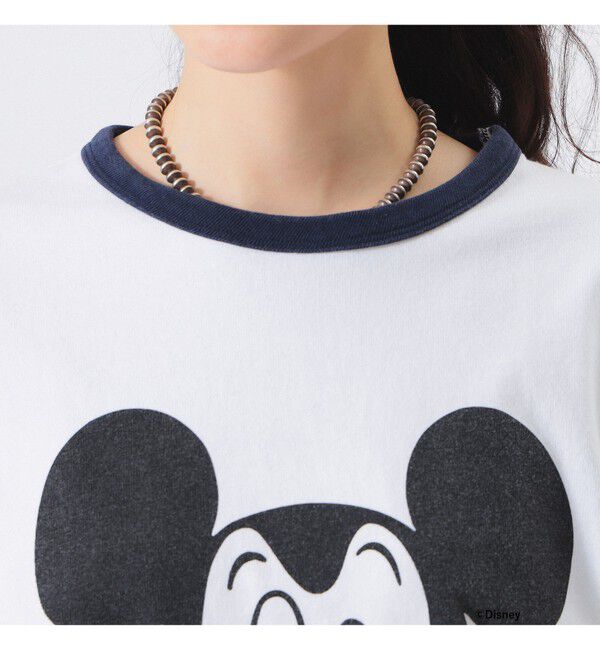 BEAMSBOY「【別注】Champion / ミッキーマウス / フットボール Tシャツ」|Tシャツ・カットソー|