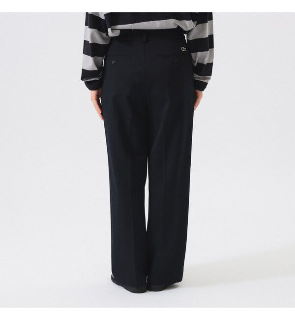 BEAMSBOY「【別注】LACOSTE / ワイド パンツ」|チノ|