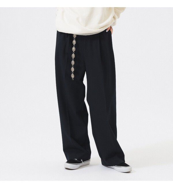 BEAMSBOY「【別注】LACOSTE / ワイド パンツ」|チノ|