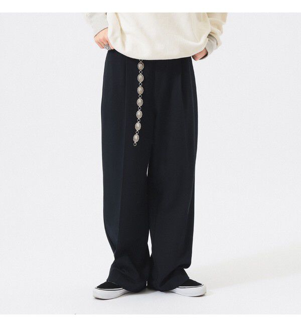 BEAMSBOY「【別注】LACOSTE / ワイド パンツ」|チノ|