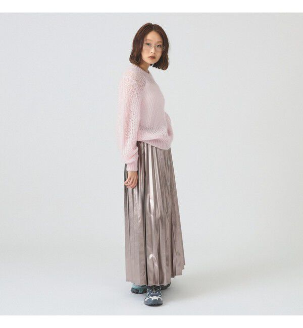Ray BEAMS 「メタリックプリーツスカート」|スカート|