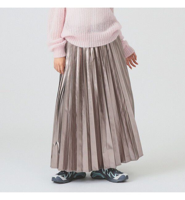 Ray BEAMS 「メタリックプリーツスカート」|スカート|