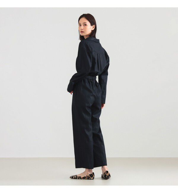 Demi-Luxe BEAMS 「スキッパー ギャバ ジャンプスーツ」|オールインワン|