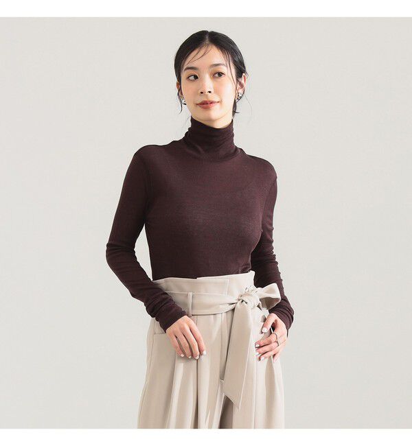 Demi-Luxe BEAMS 「フライス タートルネックプルオーバー」|Tシャツ・カットソー|