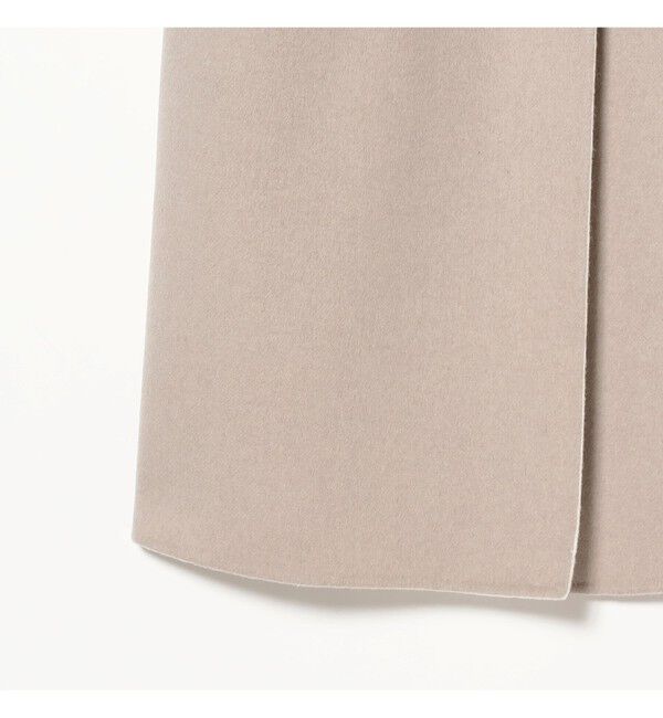 Demi-Luxe BEAMS 「リバー Vネック ロングコート」|ダッフルコート|