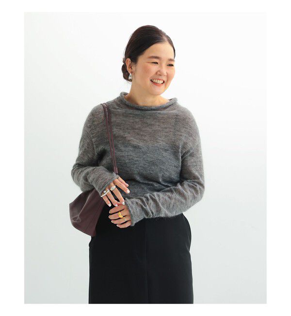 Demi-Luxe BEAMS 「モヘヤ オフ タートル プルオーバー」|ニット・セーター|