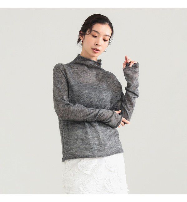 Demi-Luxe BEAMS 「モヘヤ オフ タートル プルオーバー」|ニット・セーター|