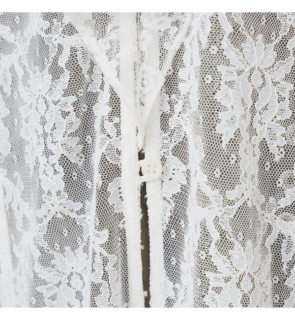 Ray BEAMS 「ラッフルカラー レース ワンピース」|ワンピース|