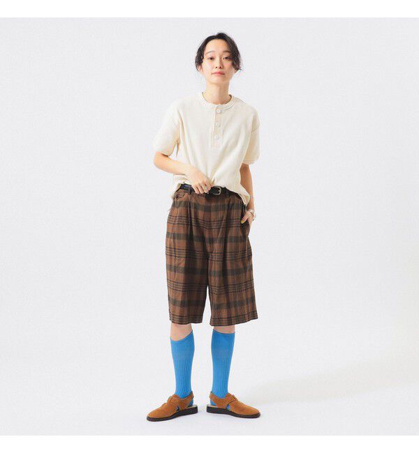 BEAMSBOY「【別注】Healthknit / ヘビー リブ ショートスリーブ Tシャツ」|Tシャツ・カットソー|