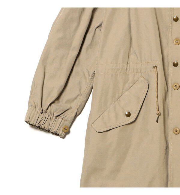 BEAMSBOY「maturely / メモリー ツイル ミリタリー コート」|ダッフルコート|