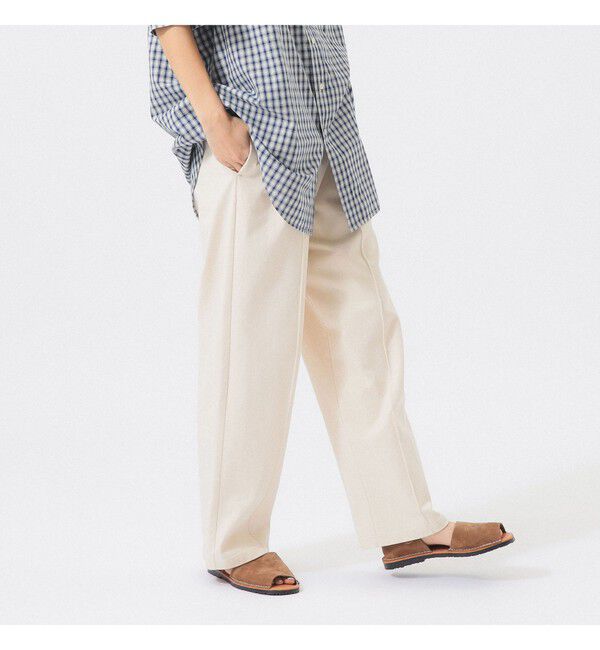 BEAMSBOY「ジャージー イージー パンツ」|チノ|