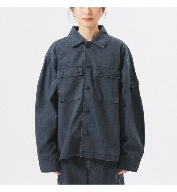 BEAMSBOY「リップストップ ミリタリー ブルゾン」|ブルゾン・スタジャン|