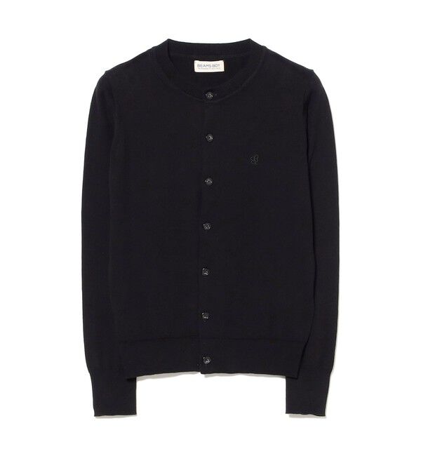 BEAMSBOY「14ゲージ クルーネック カーディガン」|ニット・セーター|