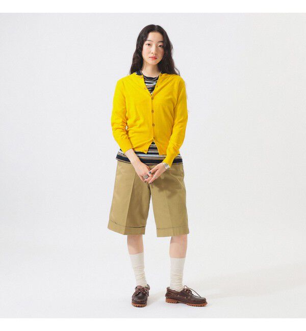 BEAMSBOY「14ゲージ クルーネック カーディガン」|ニット・セーター|