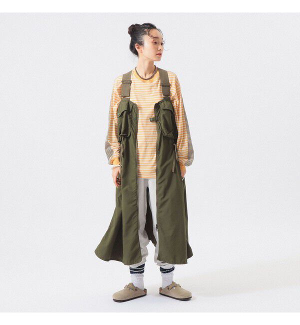 BEAMSBOY「ナイロン フィッシング ベスト アレンジ ワンピース」|ワンピース|