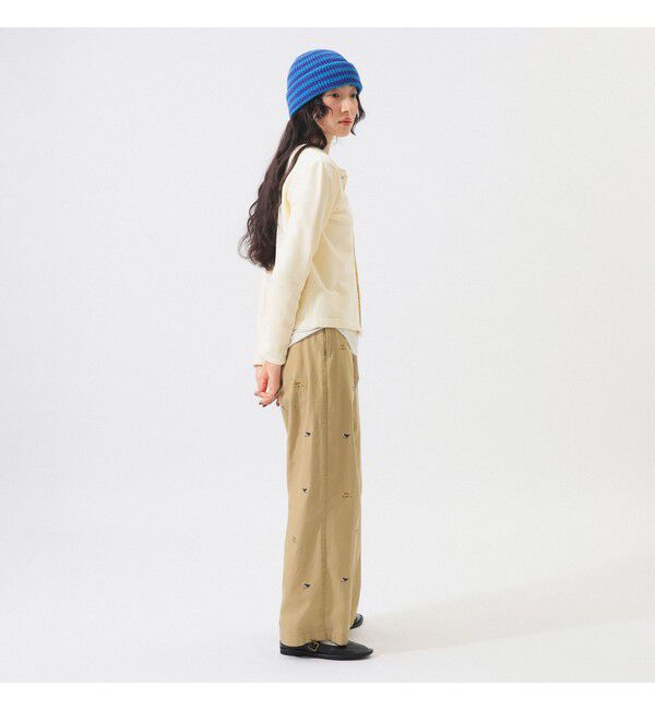 BEAMSBOY「ボーイ ドッグ エンブロイダリー チノ」|チノ|