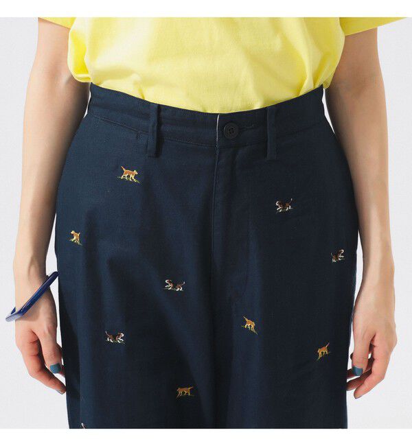 BEAMSBOY「ボーイ ドッグ エンブロイダリー チノ」|チノ|