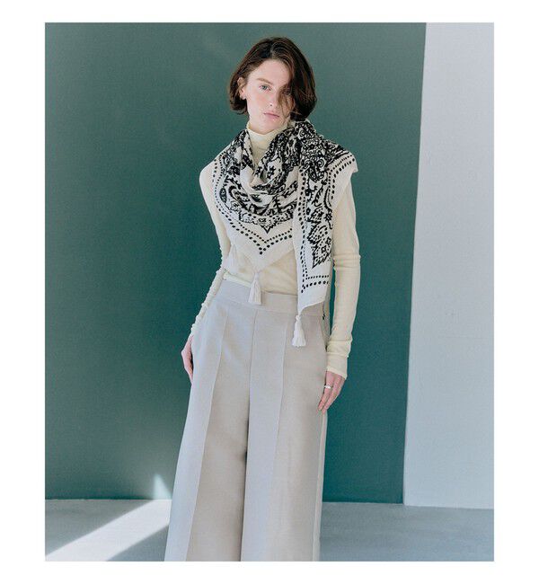 Demi-Luxe BEAMS 「ワイド シルエット パンツ」|チノ|