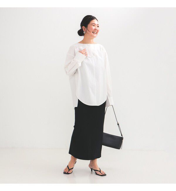 Demi-Luxe BEAMS 「ボートネック シャツ」|シャツ・ブラウス|
