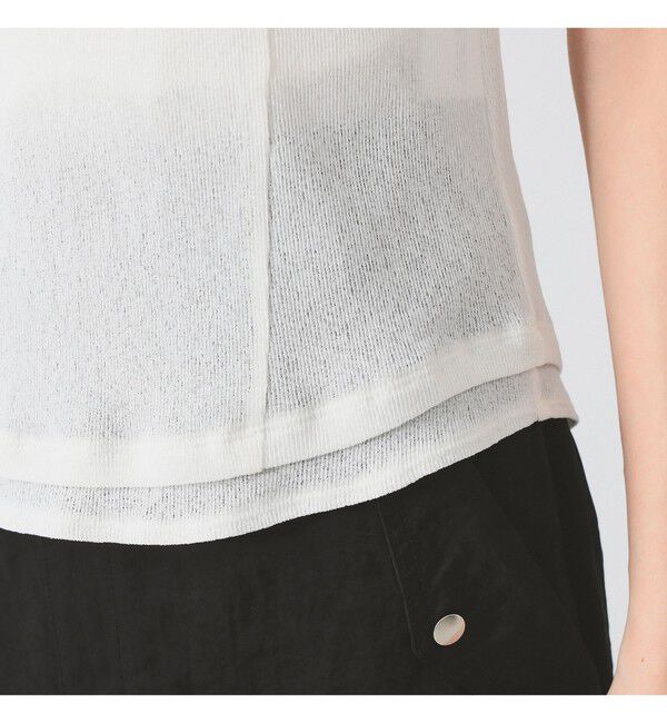 Ray BEAMS 「バックスリット カーブ ヘムTシャツ」|Tシャツ・カットソー|