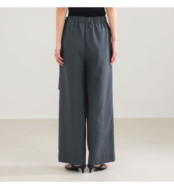 Demi-Luxe BEAMS 「AK+1 / シアー サイドベルト パンツ」|チノ|