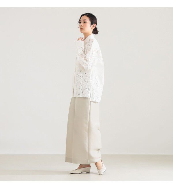 Demi-Luxe BEAMS 「アイレット パターン オーバーシャツ」|シャツ・ブラウス|